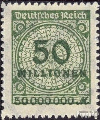 Produktbild von Briefmarken Deutsches Reich 1923 Mi 321B , Durchstich statt Zähnung (stets unperfekt) gestempelt Hochinflation