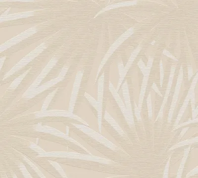 Produktbild von Vliestapete 39338-2 Casual Living Palmenblätter beige