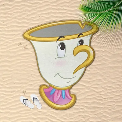 Produktbild von Disney Die Schöne und das Biest Chip Mikrofaser Strandtuch