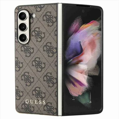 Produktbild von Guess Samsung Galaxy Z Fold5 Schutzhülle Case Cover 4G Charms Collection Braun