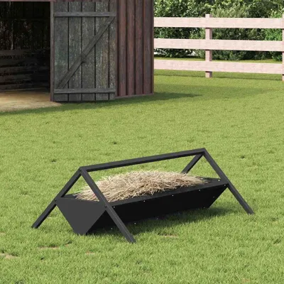 Produktbild von Futtertrog aus kaltgeformtem Stahl, 111 x 76 x 38 cm