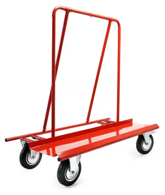Plattenkarre 800 kg, 4 Räder, Stahlkonstruktion, 1195x580x1195 mm