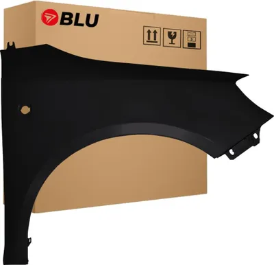 Immagine prodotto di BLU Parafango compatibile con Skoda Fabia II (5J) | Roomster 9910 Destra Schwarz SchwarzMagie | 2007-2015 | Anteriore | Verniciato | Pronto per il montaggio | Zincato