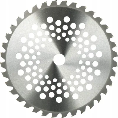 Produktbild von Schmith Premium Kreissägeblatt 36 Zähne 255 mm x 25,4 mm | Robustes Freischneider Messer für Motorsense | Universal Grasschneideblatt Unkrautmesser für dünne Baumstämme und verholzte Äste Zubehör