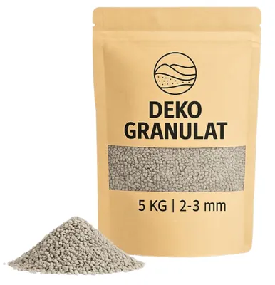 Immagine prodotto di Granuli decorativi grigi di Ø 2 - 3 mm come vasi, vaschette, decorazioni a spaglio