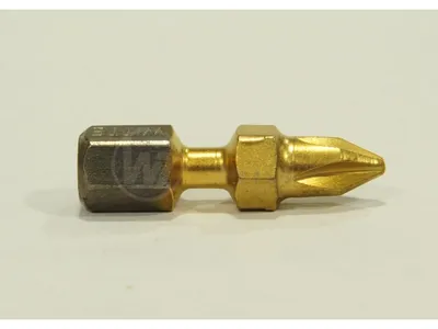 Zdjęcie produktu dla Bit PH2 - 25 mm, WITTE BitFlex TiN - balenie po 1 ks