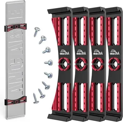Produktbild von Rahmenloser Kennzeichenhalter – Universeller, unsichtbarer Halter – 2er-Set
