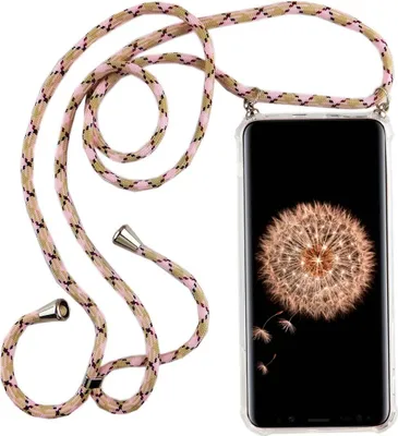 Produktbild von Handykette für Samsung Galaxy S9 Plus - Smartphone Necklace Hülle mit Band - Schnur mit Case zum umhängen in Rosa