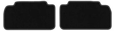 Immagine prodotto di Tappetini posteriori in moquette per Mazda 5 II 2010- (monovolume) – 2 pezzi, neri, su misura – Wielganizator LUX