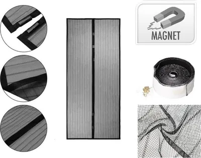 Zdjęcie produktu dla Moskitiera Na Drzwi Magnetyczna Wysoka Jakość
