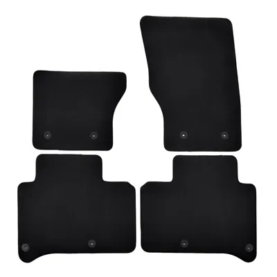 Image de Tapis De Sol De Qualité Supérieure Noir Pour Land Rover Range Rover Sport 2 2013-2022 4pcs, Ajustement Précis, Base Antidérapante, avec Attaches