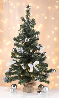 Produktbild von 20 LED Weihnachtsbaum Christbaum Tannenbaum Baum geschmückt 75 cm