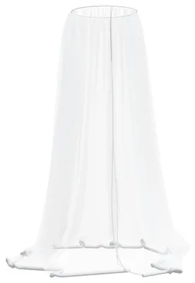 Immagine prodotto di vidaXL Zanzariera per ombrellone 220 mesh bianco Φ330x250 cm