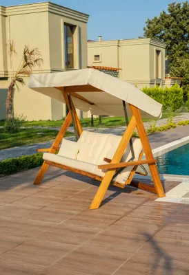 Immagine prodotto di Skye Decor, 0-  Lyon 2400SWG, Naturale, Sedie a dondolo, 190x175x70 cm, Struttura: 100% legno di pino