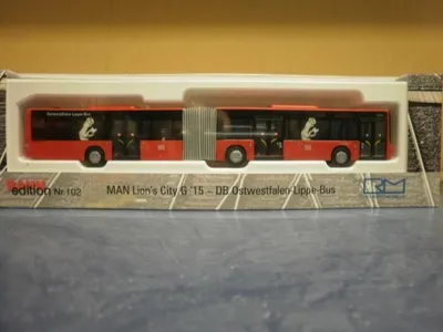 Produktbild von Rietze Gelenkbus MAN Lion´s City G´15 DB Ostwestfalen-Lippe-Bus 72780