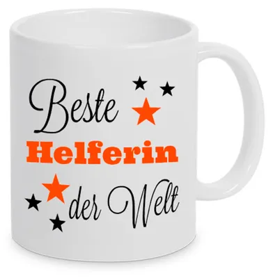 Produktbild von TassenKing™ - Beste Helferin der Welt - Tasse - Kaffeetasse - Tasse mit Spruch