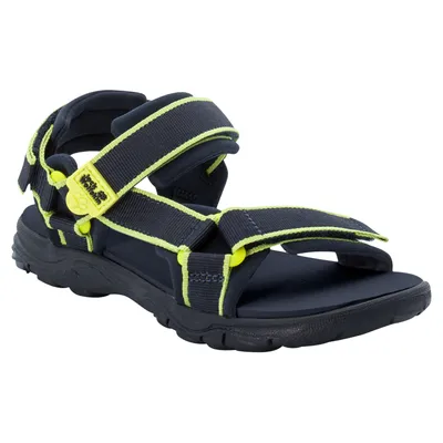 Produktbild von Jack Wolfskin Kindersandale Seven Seas 3 , Farbe:blue / lime, Schuhgröße:28