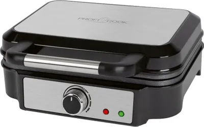 Produktbild von ProfiCook PC-WA 1240 2 Waffel(n) 1000 W Schwarz, Edelstahl