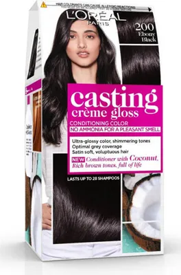 Produktbild von L'Oreal Paris Casting Creme Gloss 200 Ebenholzschwarz