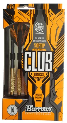 Obrázok produktu pre Harrows DartsSoftip CLUB BRASS 7202 3x16gR