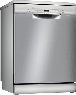 Produktbild von Bosch Serie 2 SMS2HTI60E, Freistehend, Standardgröße (60 cm), Edelstahl, Edelstahl, Tasten, 1,75 m
