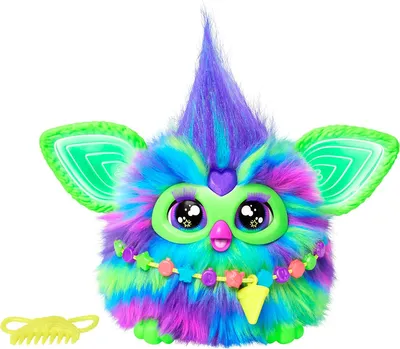 Produktbild von Furby Galaxy Glow Dark Interactive Plush Toy - German Version