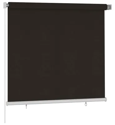 Image de vidaXL Store extérieur 160x140 cm brun HDPE