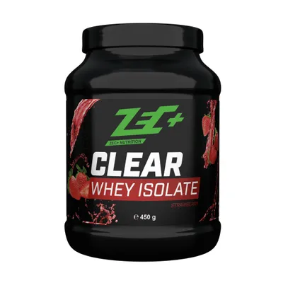 Produktbild von ZEC+ CLEAR WHEY ISOLATE Erdbeerlimonade 450g Gratis