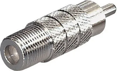 Produktbild von Transmedia FF22, F-jack, RCA-plug, Silber