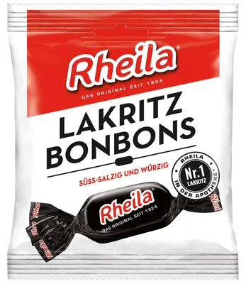 Produktbild von Rheila Lakritz Bonbons 50g