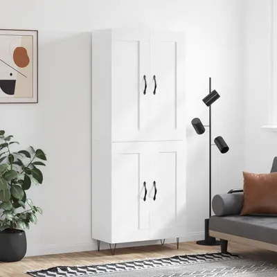 Produktbild von vidaXL Highboard Weiß 69,5x34x180 cm Holzwerkstoff