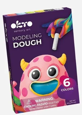 Produktbild von OKTO Modellierwachs-Set - 6 Farben, 25007