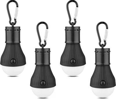 Zdjęcie produktu dla Lampka LED, zestaw 4 sztuk, do biwakowania, wędrówek, na wypadek awarii