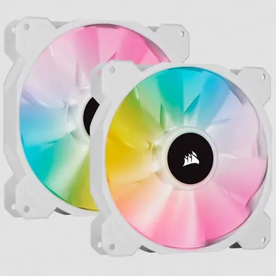 Produktbild von iCUE SP140 RGB ELITE Performance 2x 140x140x25, Gehäuselüfter