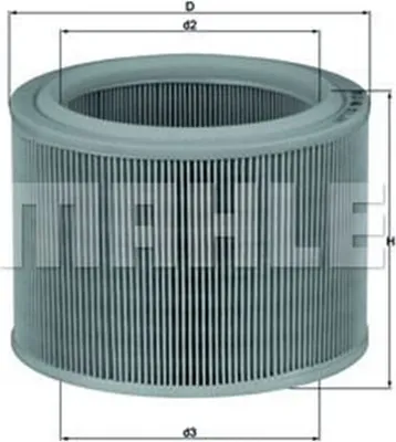 Produktbild von Luftfilter KNECHT LX 486