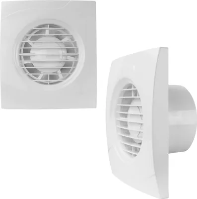 Produktbild von Badlüfter Lüfter Wandlüfter Ventilator WC Bad leise Ø 100 mm Standard