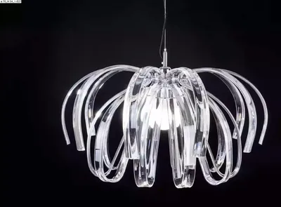 Obrázek produktu pro Křišťálové závěsné světlo lustr 1 lampa závěsné světlo stropní světlo