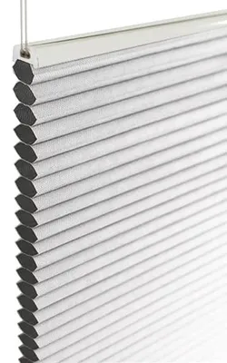 Produktbild von Deco4Me Wabenplissee Klemmfix ohne Bohren – Honeycomb Plissee, Verdunkelung, blickdicht – 65 x 140 cm, Weiß