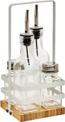 Produktbild von Set öl-, essig- und gewürzflasche balm transparent - 5 five simply smart