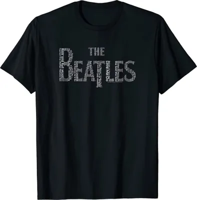 Produktbild von The Beatles - T-Shirt für Herren/Damen Uni RO277 (XL) (Schwarz)