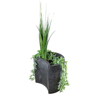 Produktbild von HEISSNER 016851-SB, Schwarz, Fasergestein, Springbrunnen, 450 mm, 360 mm, 450 mm