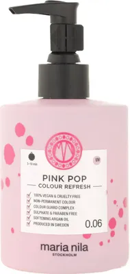 Produktbild von Maria Nila Pink Pop, 300 ml, Frauen, Anti-Frizz, Feuchtigkeitsspendend, Nährend, Weichmachend, Arganöl, Pumpenflasche, Aqua/Water/Eau, Cetearyl Alcohol, Behentrimonium Chloride, Cetyl Alcohol, Argania Spinosa Kernel...