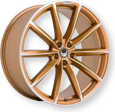 Obrázek produktu pro HEICO Volvo XC90 XC60 XC40 V90 V60 S90 S60 C40 21" 10paprskový hliníkový ráfek, matně zlatohnědý