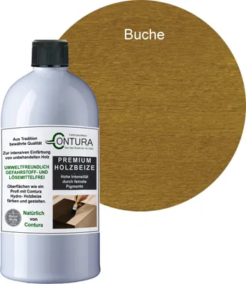 Produktbild von Contura 500ml. Holzbeize Wasserbeize Möbel Farbe - Buche