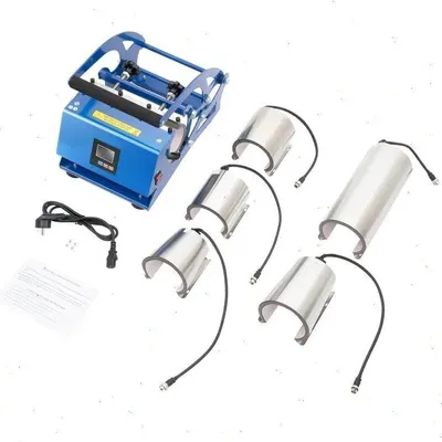 Immagine prodotto di Pressa termica per tazze e bicchieri - 6 in 1 - 500 W - Trasferimento termico digitale per sublimazione - Per tazze, bicchieri e bottiglie