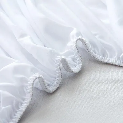 Productafbeelding van Unyqoos® waterdichte matrasbeschermer, 150 x 200 cm – Bovenmateriaal: 80% katoen/20% polyester, Polyurethanfolie, ademend en geschikt voor mensen met allergieën, voor matrassen tot 30 cm dik