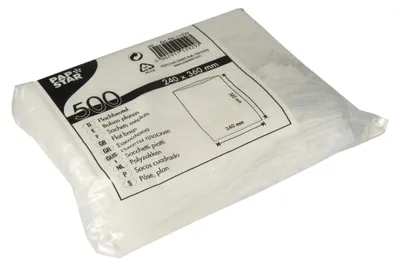 Zdjęcie produktu dla Papstar Flachbeutel 36x24cm transparent 500 Stück 11929