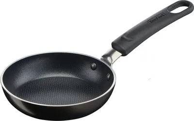 Image de Tefal B56700, forme ronde, poêle polyvalente, revêtement en titane, aluminium, céramique, compatible gaz et halogène, diamètre 12 cm