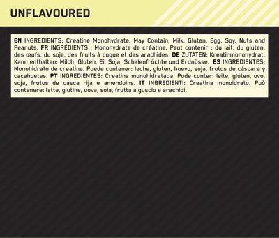 Obrázek produktu pro Optimum Nutrition mikronizovaný kreatinový prášek 634g bez příchutě
