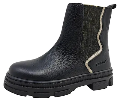 Imagen del producto de Braqeez: Zapatos para niña, botas, cierre con cremallera, color negro, para uso diario